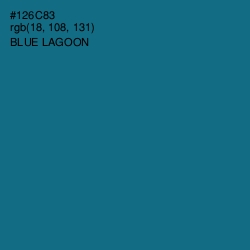 #126C83 - Blue Lagoon Color Image