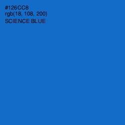 #126CC8 - Science Blue Color Image