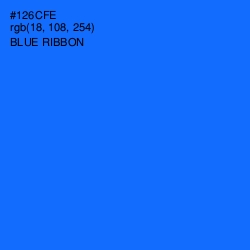 #126CFE - Blue Ribbon Color Image