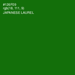 #126F09 - Japanese Laurel Color Image