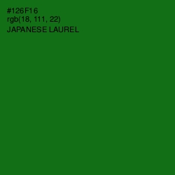 #126F16 - Japanese Laurel Color Image