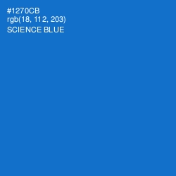 #1270CB - Science Blue Color Image