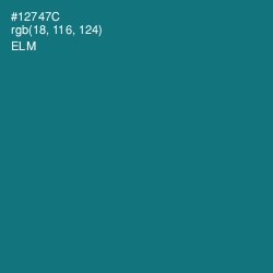 #12747C - Elm Color Image