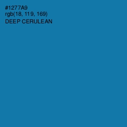 #1277A9 - Deep Cerulean Color Image