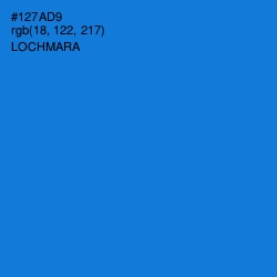 #127AD9 - Lochmara Color Image