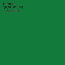 #127B3B - Fun Green Color Image