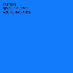 #127BFB - Azure Radiance Color Image