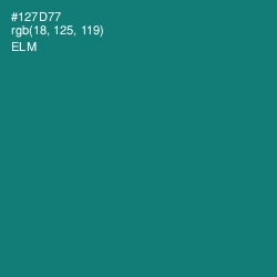 #127D77 - Elm Color Image