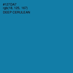 #127DA7 - Deep Cerulean Color Image
