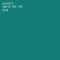 #127E77 - Elm Color Image