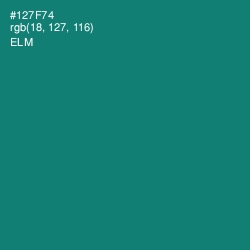 #127F74 - Elm Color Image