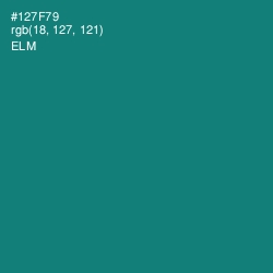 #127F79 - Elm Color Image