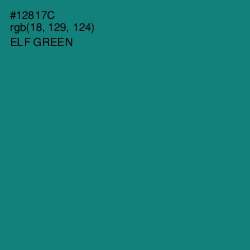 #12817C - Elf Green Color Image