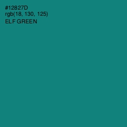 #12827D - Elf Green Color Image