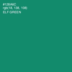 #128A6C - Elf Green Color Image