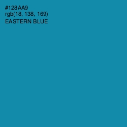 #128AA9 - Eastern Blue Color Image