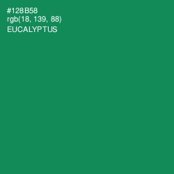 #128B58 - Eucalyptus Color Image