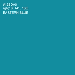 #128DA0 - Eastern Blue Color Image