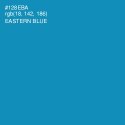 #128EBA - Eastern Blue Color Image