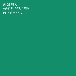 #128F6A - Elf Green Color Image