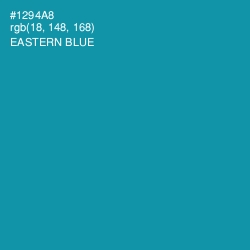 #1294A8 - Eastern Blue Color Image