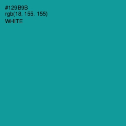 #129B9B - Blue Chill Color Image