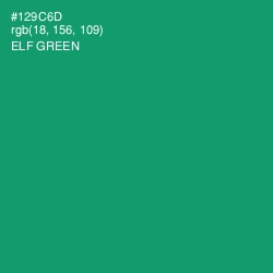 #129C6D - Elf Green Color Image