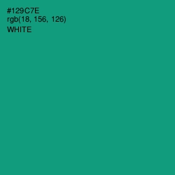 #129C7E - Elf Green Color Image