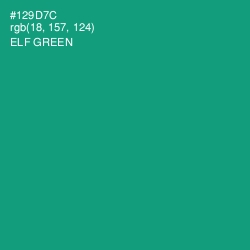 #129D7C - Elf Green Color Image