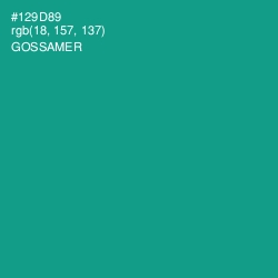 #129D89 - Gossamer Color Image