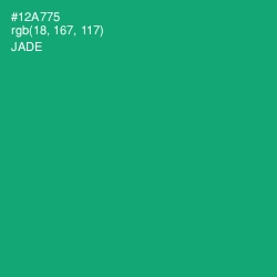 #12A775 - Jade Color Image