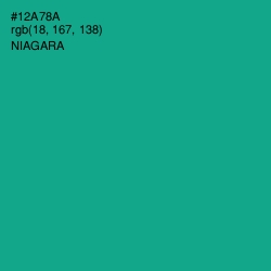 #12A78A - Niagara Color Image