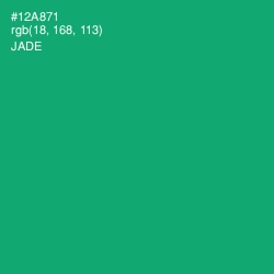 #12A871 - Jade Color Image