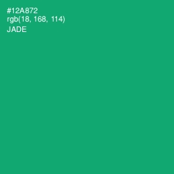 #12A872 - Jade Color Image