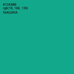 #12A88B - Niagara Color Image