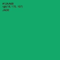 #12AA6B - Jade Color Image