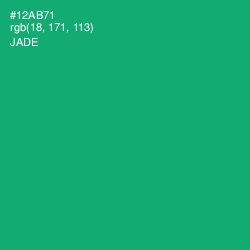 #12AB71 - Jade Color Image