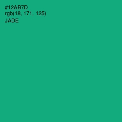 #12AB7D - Jade Color Image