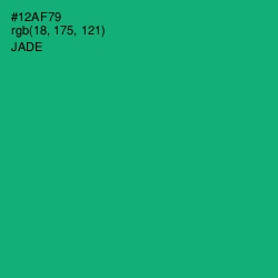 #12AF79 - Jade Color Image