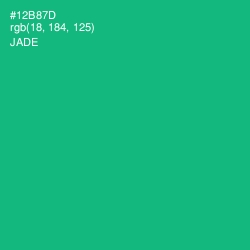 #12B87D - Jade Color Image