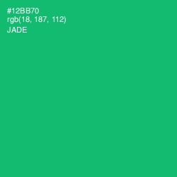 #12BB70 - Jade Color Image