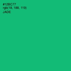 #12BC77 - Jade Color Image