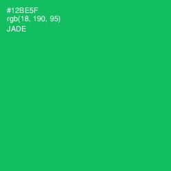 #12BE5F - Jade Color Image