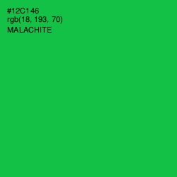 #12C146 - Malachite Color Image