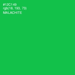 #12C149 - Malachite Color Image