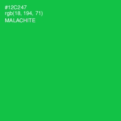 #12C247 - Malachite Color Image