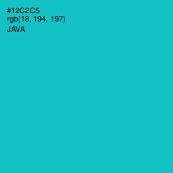 #12C2C5 - Java Color Image