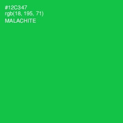 #12C347 - Malachite Color Image