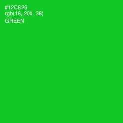 #12C826 - Green Color Image