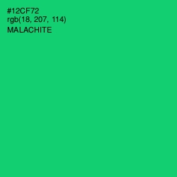 #12CF72 - Malachite Color Image